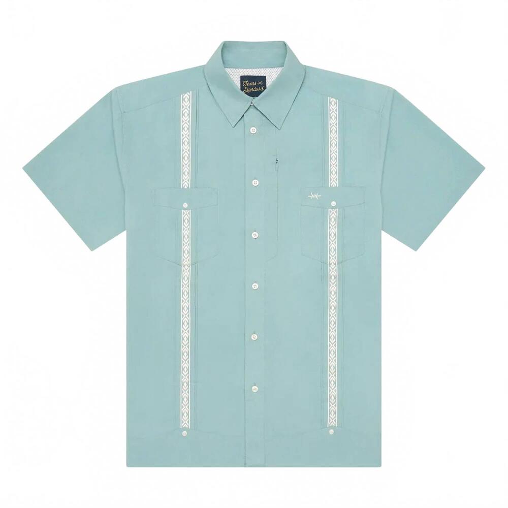 NEW TEXAS STANDARD men's guayabera libre shirt in costa